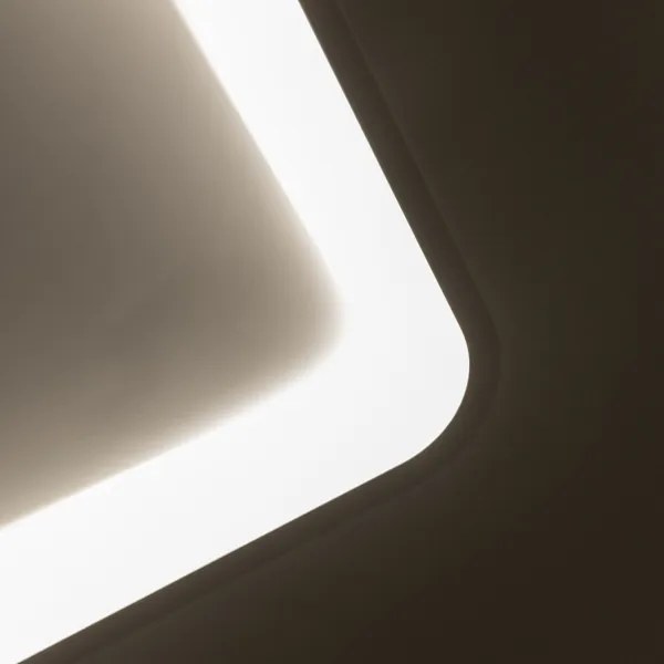 Brilagi - LED dimmelhető mennyezeti lámpa FALCON SLIM LED/50W/230V 50x50 cm fehér + távirányítóval