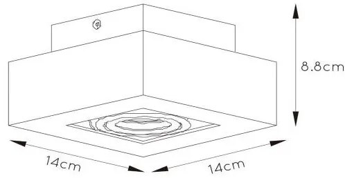 Lucide 09119/06/31 - XIRAX LED spotlámpa 1xGU10/5W/230V fehér
