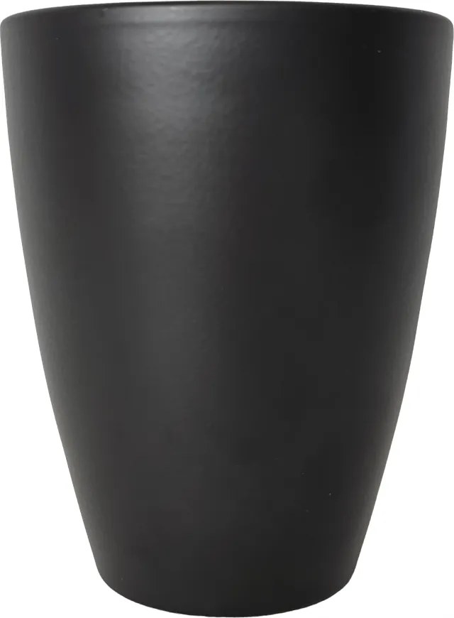 Fekete kerámia fedő matt Tusca 17cm