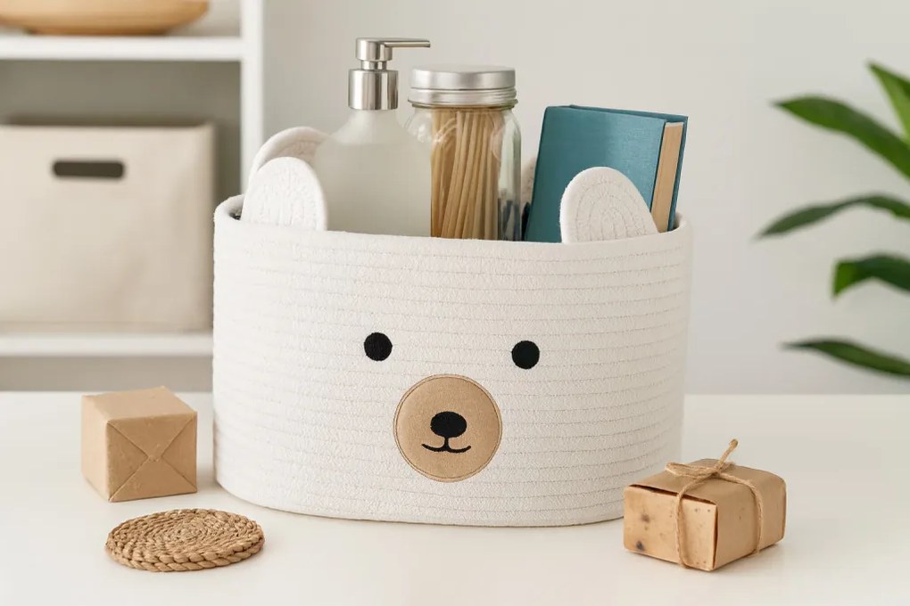 Tároló doboz fogantyúval 32 x 22 x 20 cm - s méret