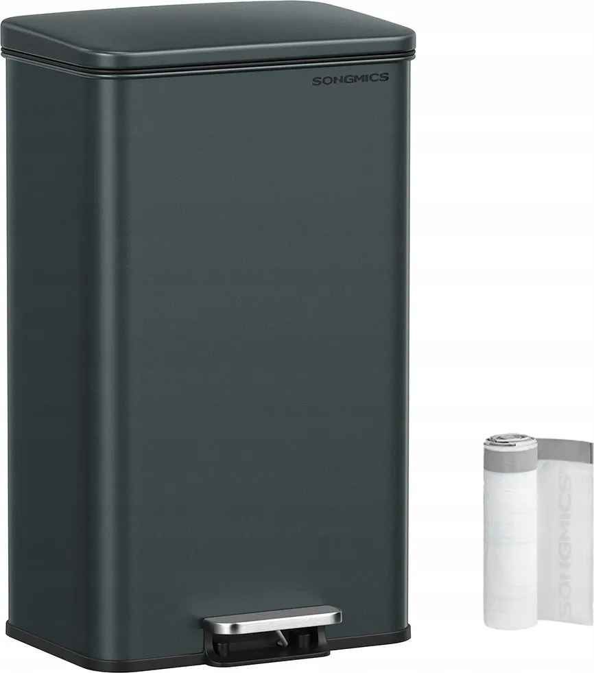 Songmics szemeteskosár 40 L 1 rekeszes robusztus és kényelmes a konyhában