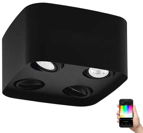 Eglo 99675 - LED RGBW Dimmelhető spotlámpa CAMINALES-Z 4xGU10/5W/230V