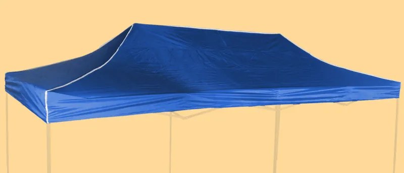 Tetőponyva  6x3m, Kék