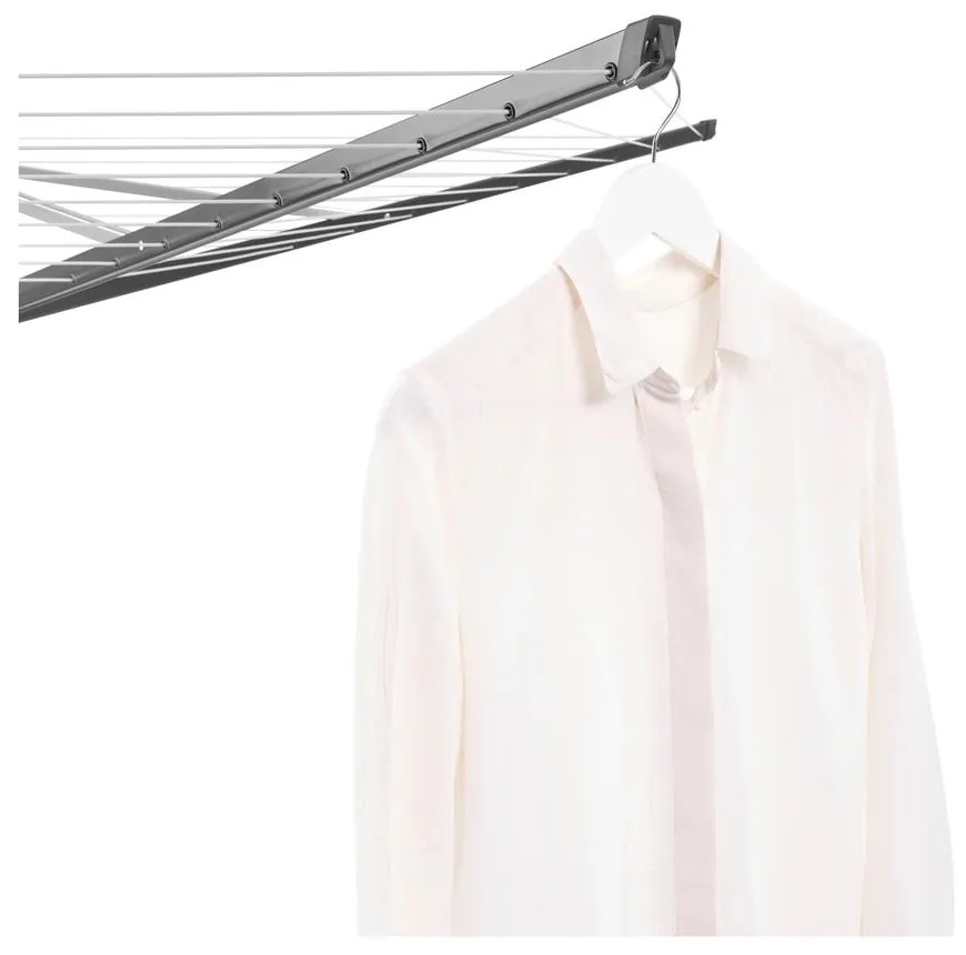 Antracitszürke kerti ruhaszárító 50 m Lift-O-Matic – Brabantia