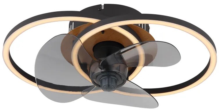 Globo Karen 03661 távirányítós mennyezeti ventilátoros lámpa, 24W LED, 2700K-6500K, 28-490 lm