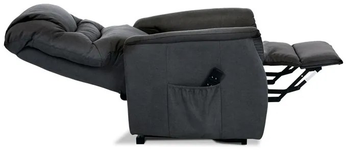 Elektromos Fekvőfotel, Szürke Szövet. TV-1171 GREY2