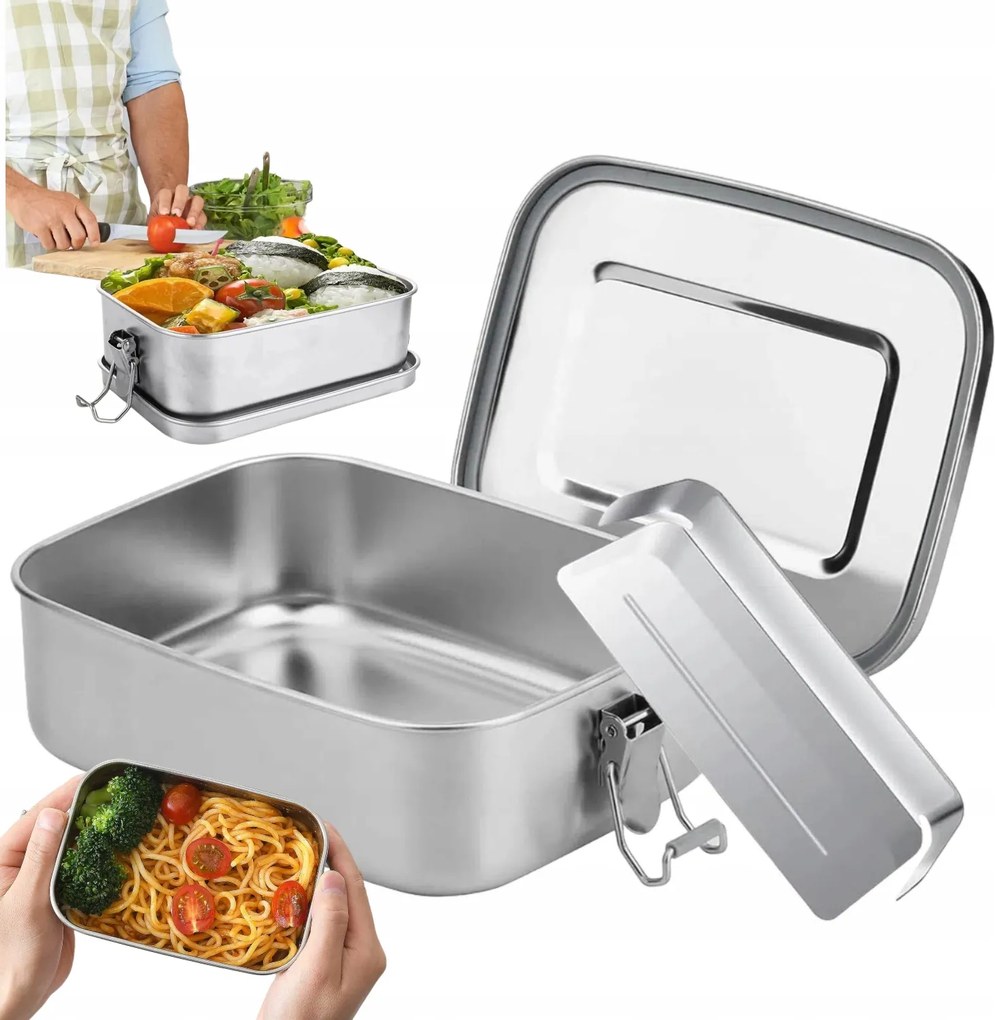 Vízhatlan Reggelizőtáska Rekesszel, Nagy