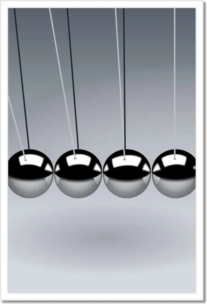 Poszterek keretben 40x60 Newton inga