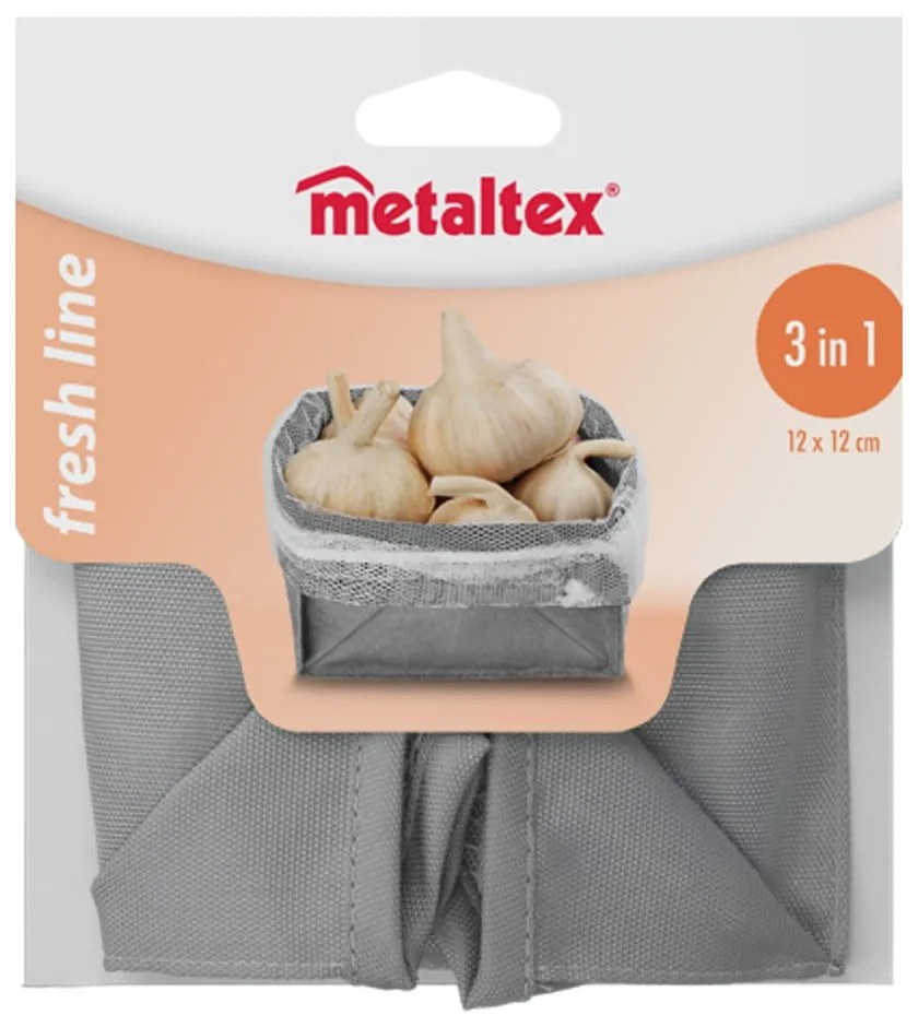 Összehajtható élelmiszer tároló, 12 x 12 cm - Metaltex