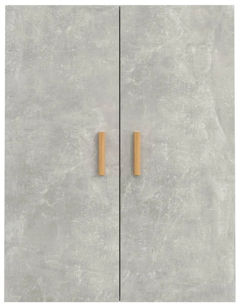 betonszürke függő faliszekrény 69,5 x 34 x 90 cm