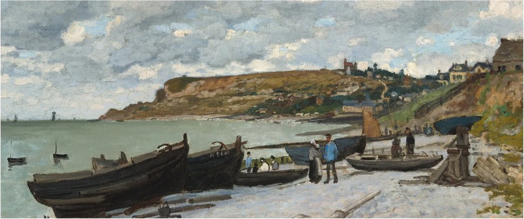Kép - Claude Monet, Sainte Adresse, reprodukciók (120x50 cm)