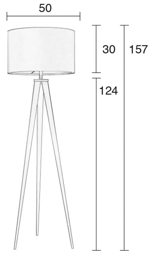 Tripod állólámpa