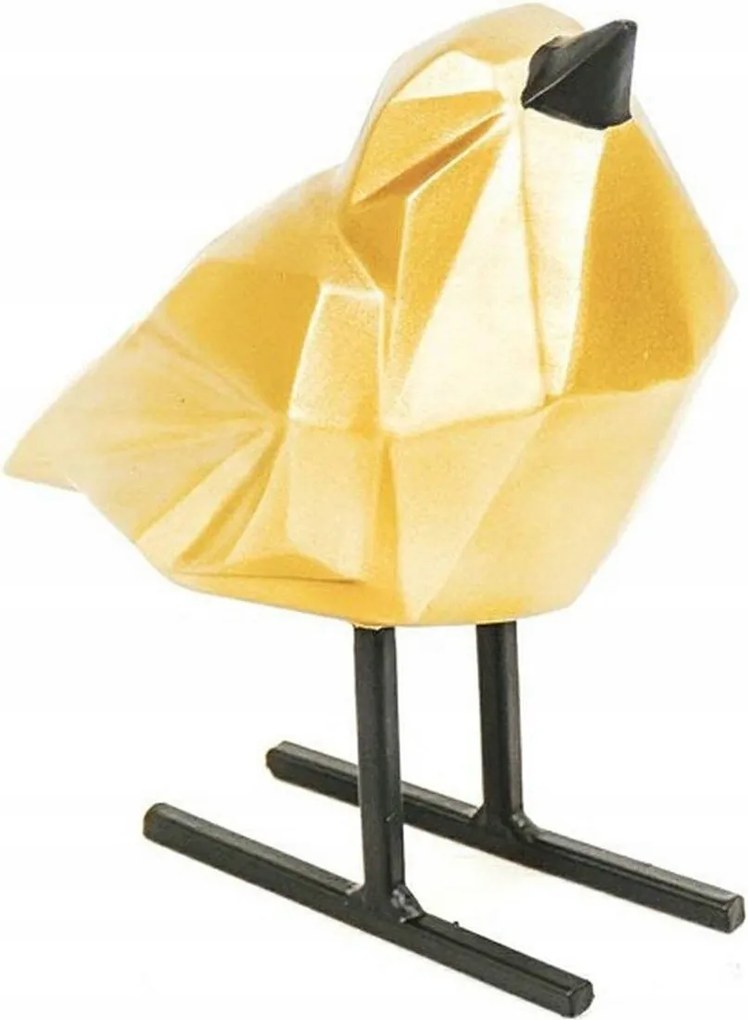 Glamour stílusú Love Bird Figura, XL, Arany, műanyag