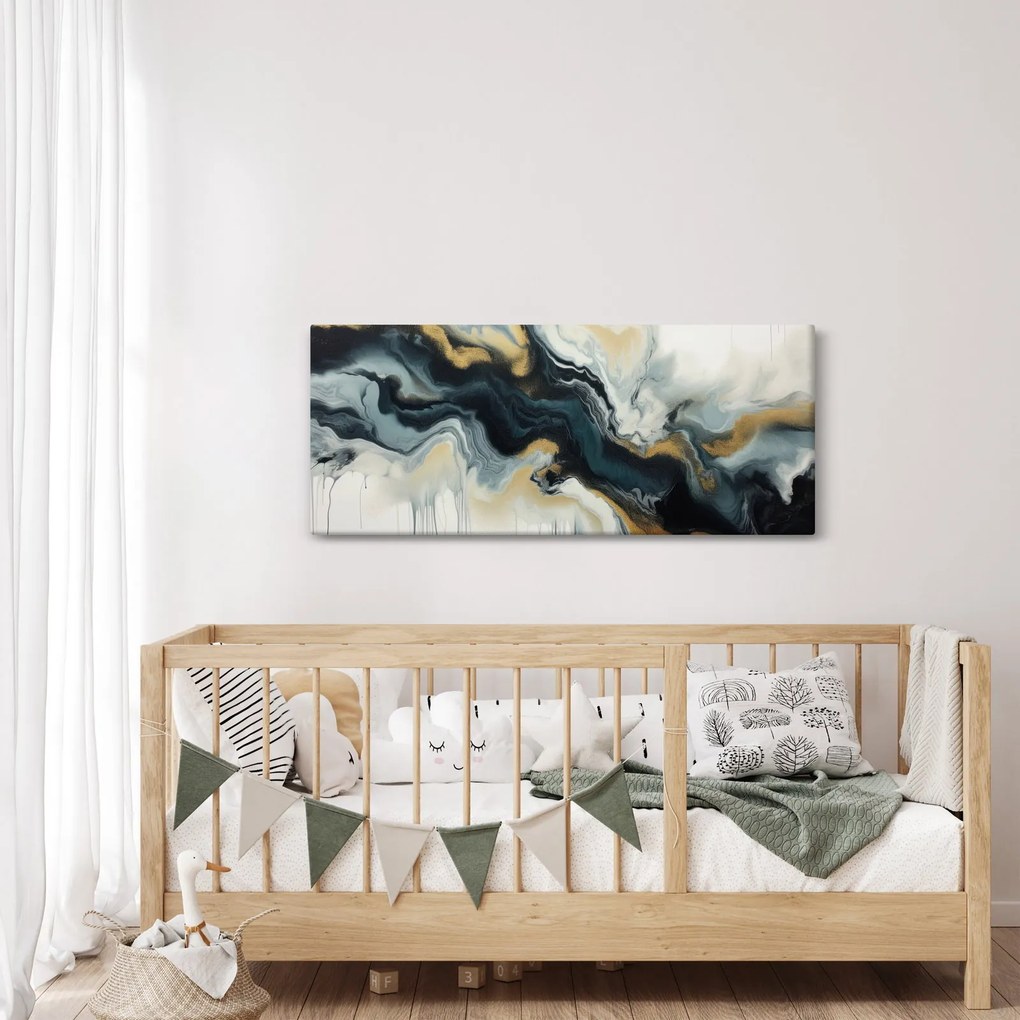 Kép - Márványozott rajz (120x50 cm)