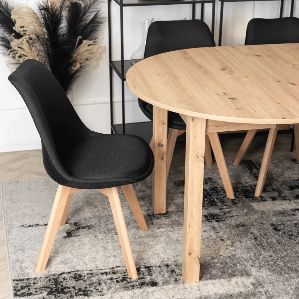 Bővíthető Étkezőasztal Kézműves Riviéra Tölgy Színben. HARRY 102-142 cm