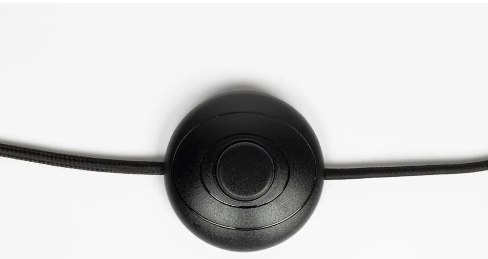 Fekete állólámpa textil búrával (magasság 158 cm) Jaylee – White Label