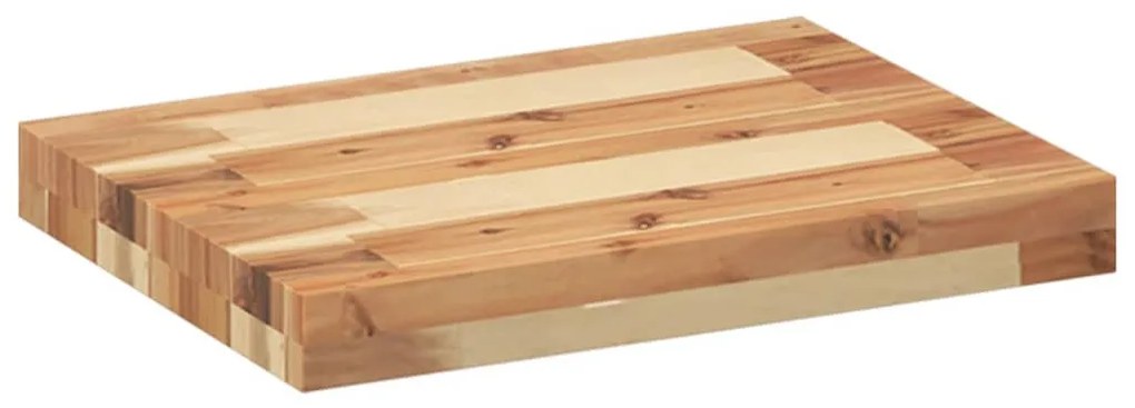 3 db olajbevonatú tömör akácfa függőpolc 60 x 20 x 4 cm