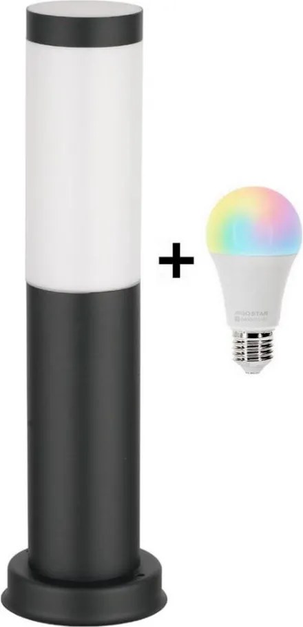 Brilagi - LED RGBW kültéri lámpa 1xE27/9W/230V 40 cm IP44 fekete