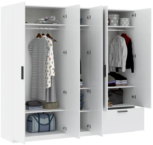 LITA WARDROBE 5D1S WITH MIRROR