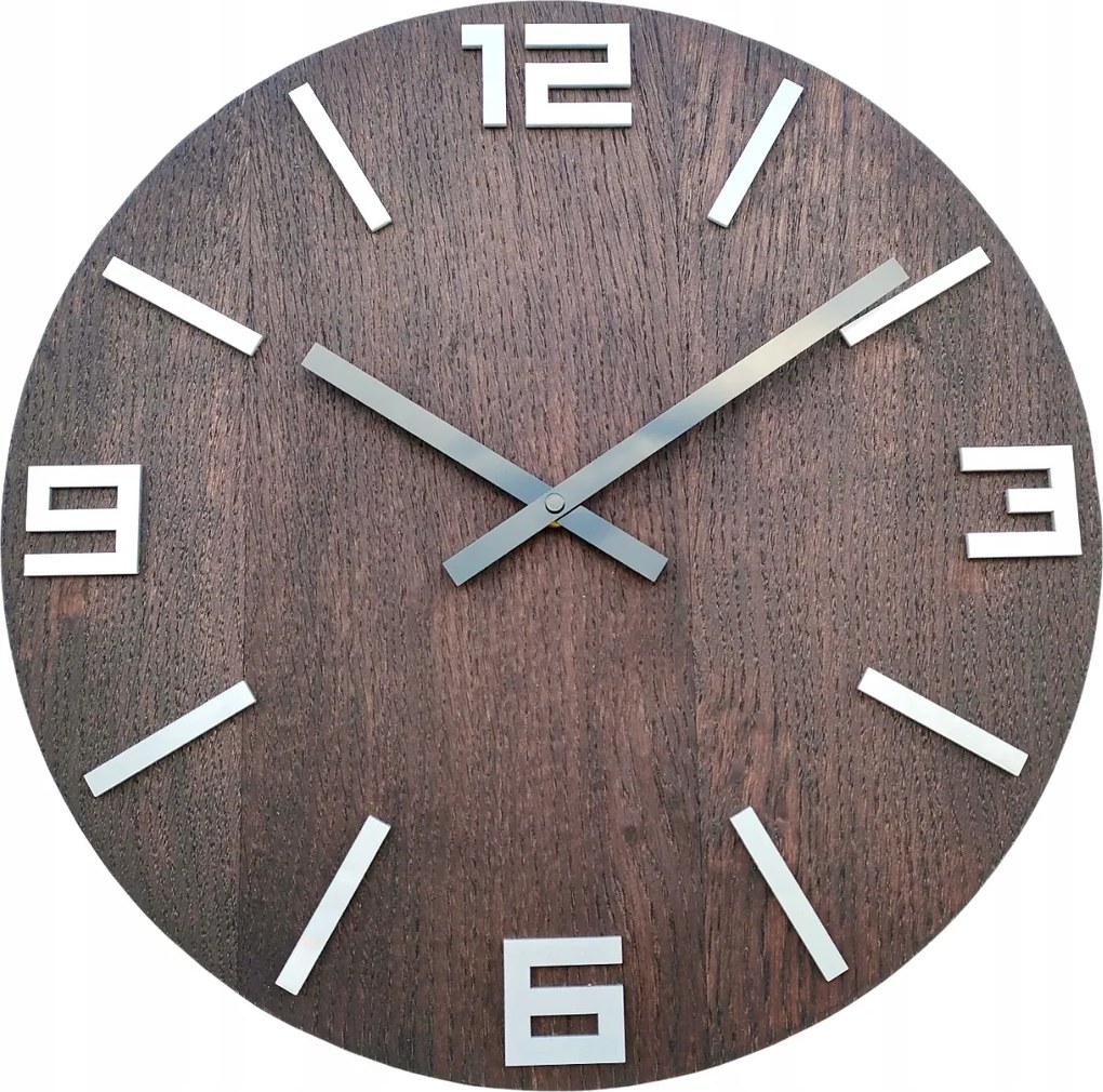 Falióra Fa Tölgy Akril Arabic Füstölt Tölgy 40 cm Kerek