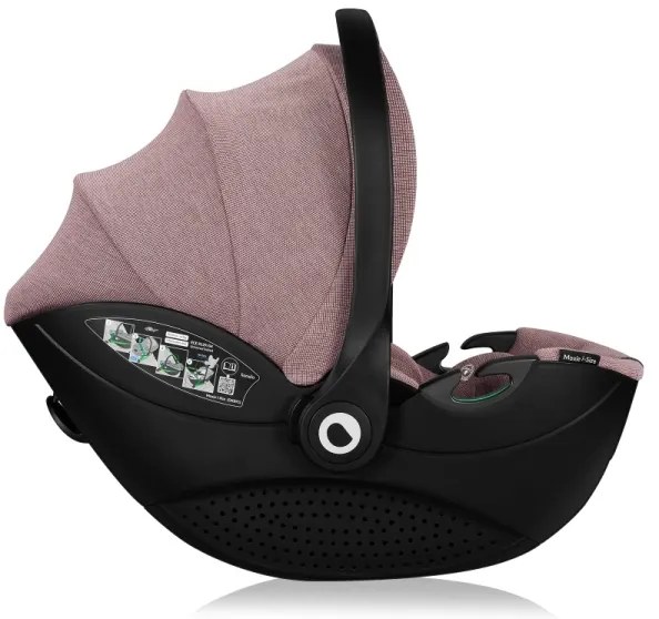 Lionelo - MOXIE i-Size biztonsági autós gyerekülés 40-87 cm rózsaszín-mályva