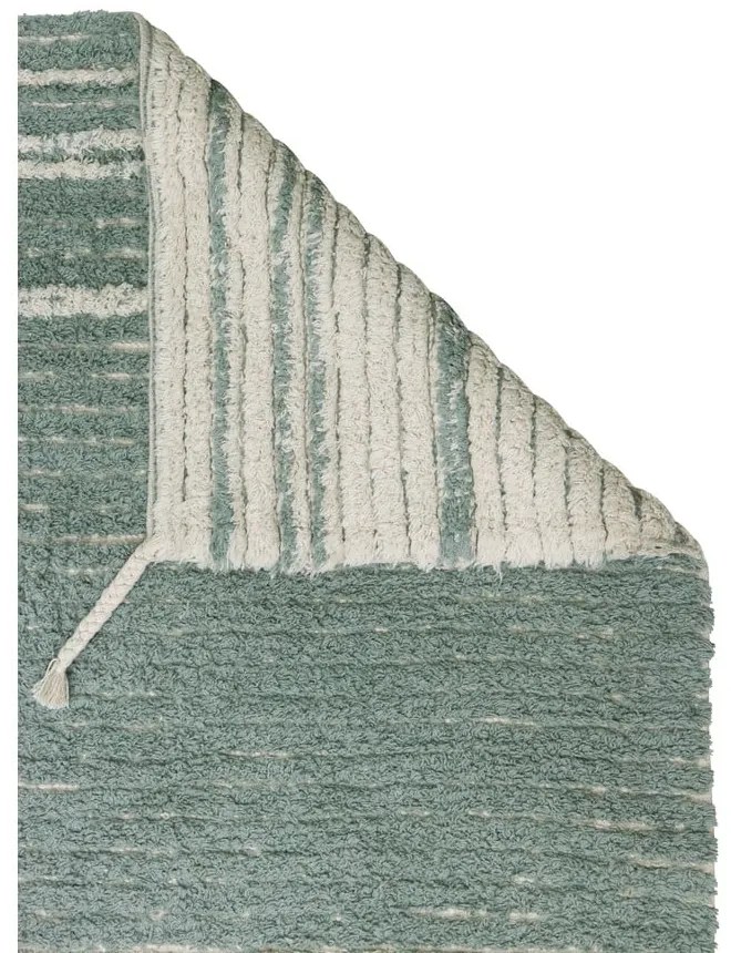 Zöld-kék pamut szőnyeg 170x240 cm Twin Vintage – Lorena Canals