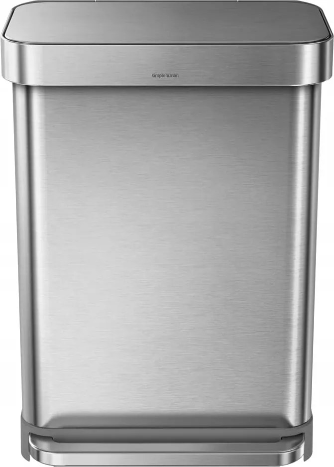 simplehuman Liner Pocket Pedálos kosár 55 l Fpp rozsdamentes acél