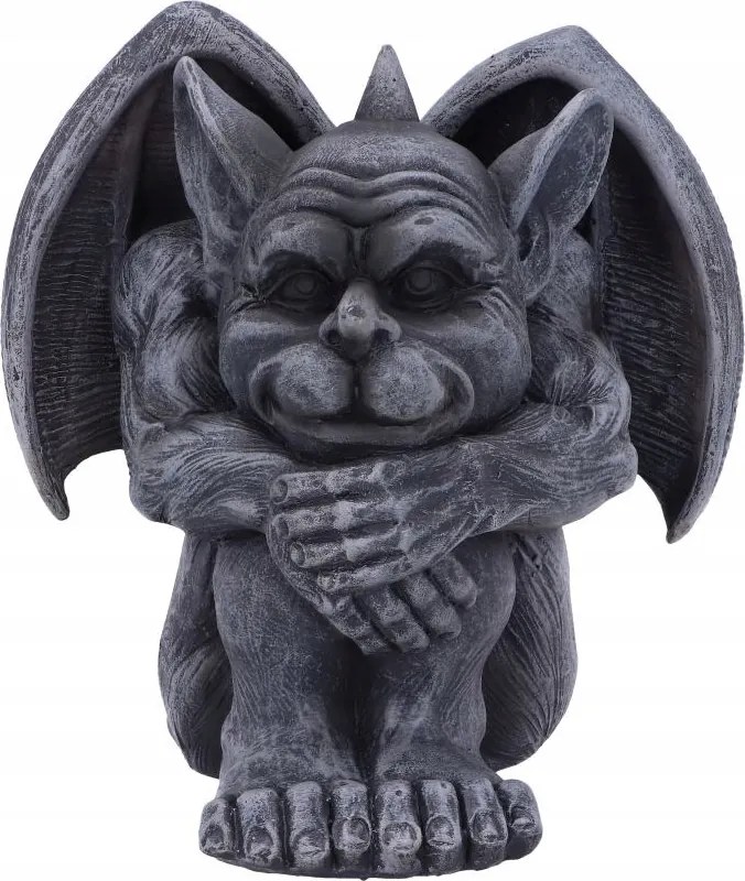 Quasi Dark Black Grotesque Gargoyle Nemesis figura Angliából
