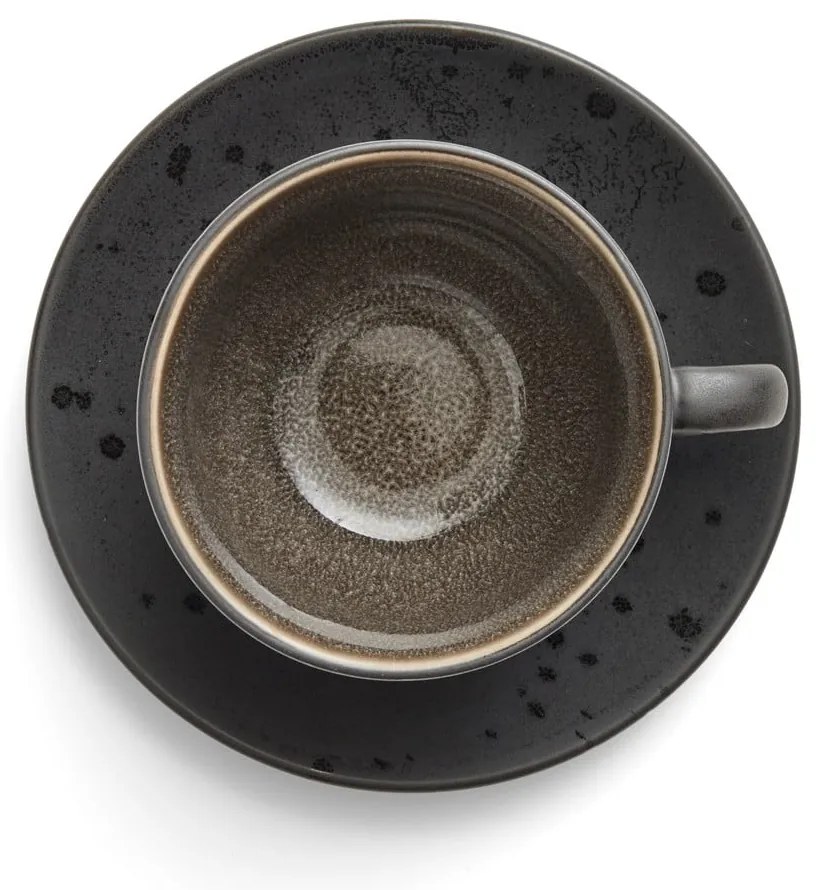 Fekete-sötétkék kerámia csésze szett 4 db-os 240 ml Gastro Black/Mix – Bitz