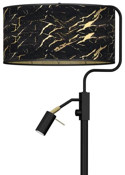 Állólámpa SENSO 1xE27/40W/230V + 1xGU10/7W fekete