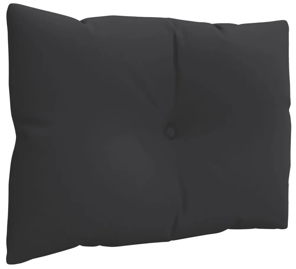 3 db fekete szövet raklappárna