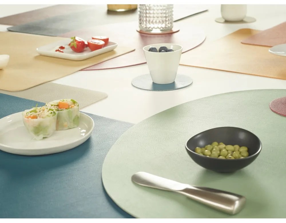 Togo rózsaszín műbőr tányéralátét, 33 x 45 cm - ZicZac