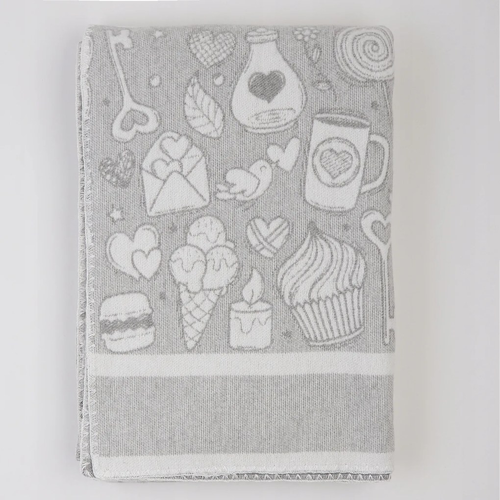 Pamut takaró Természetes 100% pamut 140x205 cm Pléd Cozy Blankets