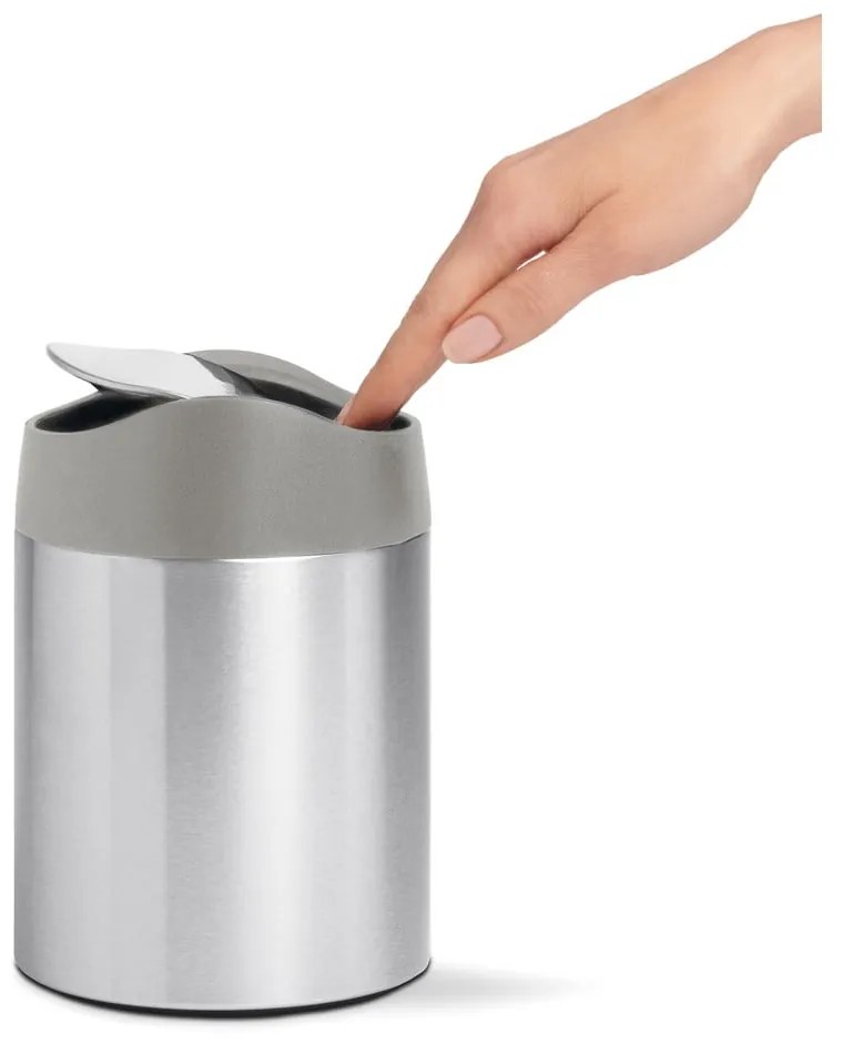 Rozsdamentes acél szemetes 1,5 l Mini - simplehuman