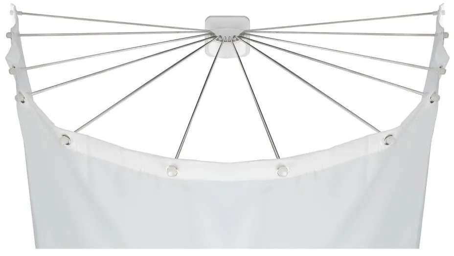 WENKO 23863100 - Zuhanytartó 96x72 cm rozsdamentes acél/fehér