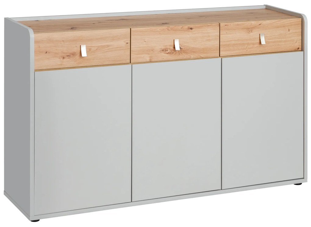 Komód Voncile 20 ASPG VV SB2 (gyöngyszürke + artrisan tölgy). 1024247