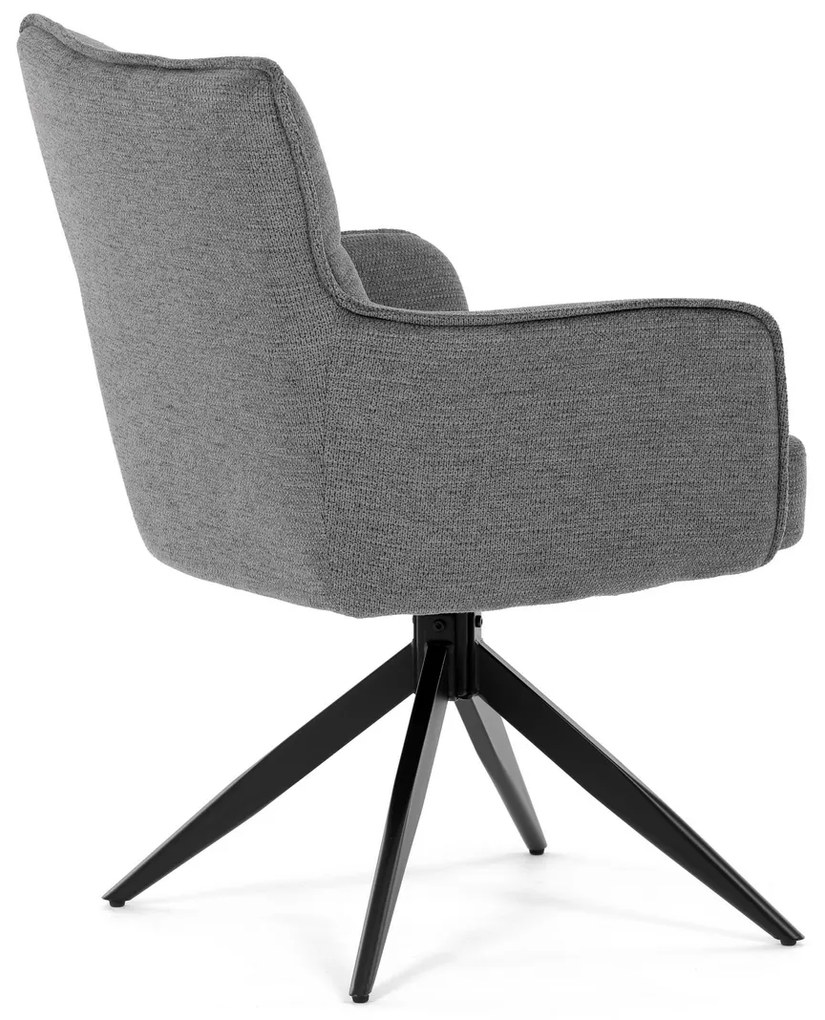 Étkezőszék-készlet visszahúzható mechanizmussalDCH-P3170 GREY2, 2 db