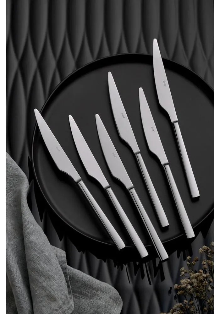 Ezüstszínű rozsdamentes acél evőeszköz készlet 36 db-os – Hermia