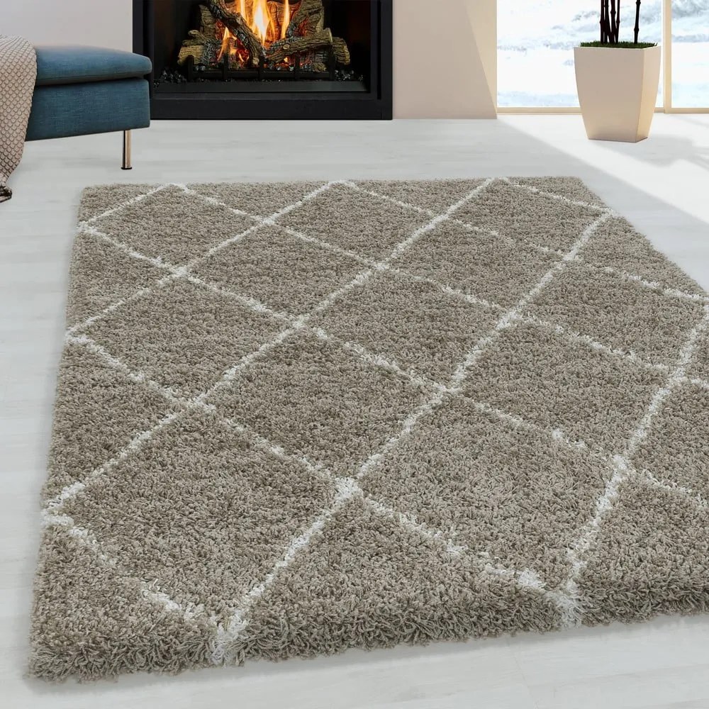 Világosbarna szőnyeg 120x170 cm Alvor – Ayyildiz Carpets