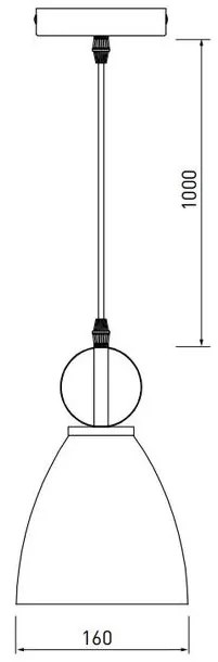 Lámpa Mennyezeti lámpatest KERALA, 3253,AC220-240V,50/60Hz,1*E27,IP20,átmérő 16cm,egyes,fehér