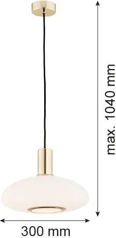 ARGON 4358 SAGUNTO Egyágú Függesztett Lámpa Fém E27 IP20