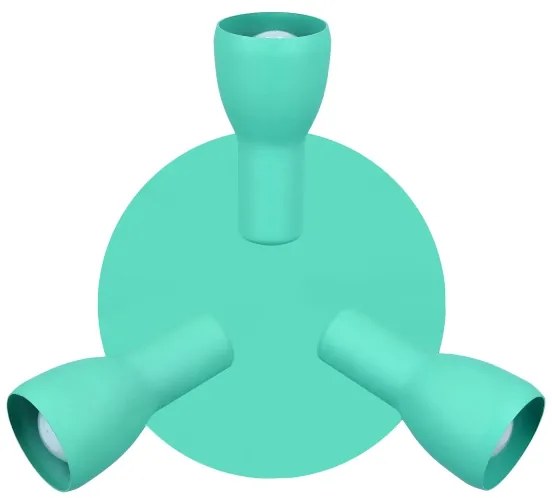 Spotlámpa PICARDO 3xE14/40W/230V türkiz