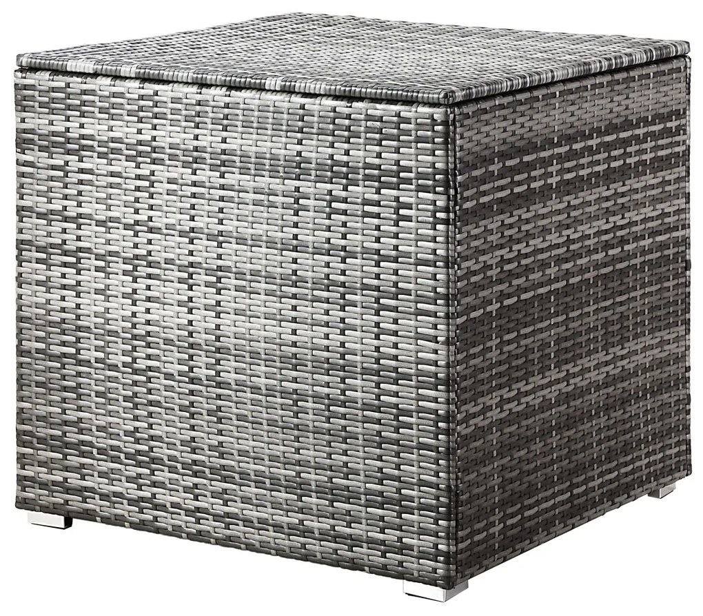 Casaria® Tároló doboz 75x75x70 cm - szürke