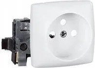 Oteo Szimpla aljzat érintkező rekesszel Fehér Legrand szett 086127