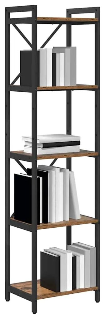 Könyvszekrény Régi fa 40 x 30 x 153 cm Faanyag