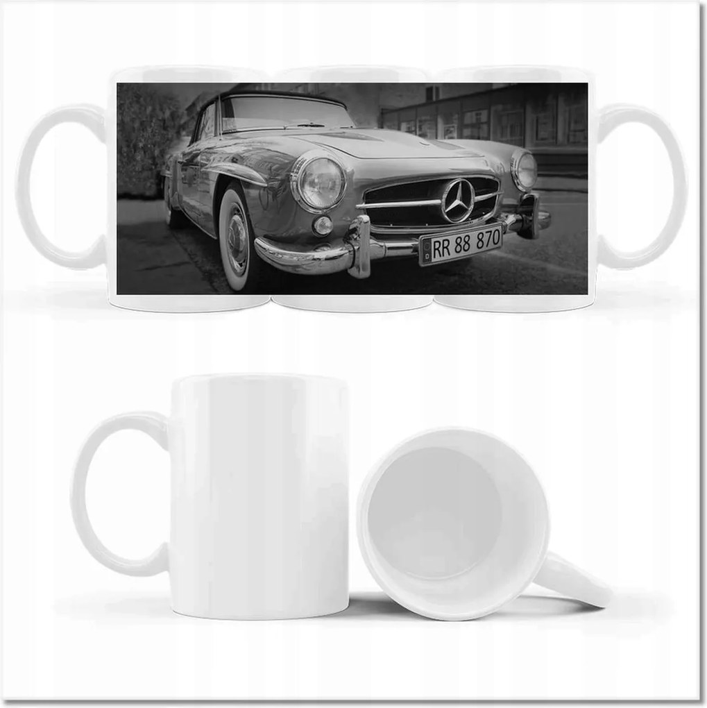 Fotó bögre Mercedes Szárnyas autó