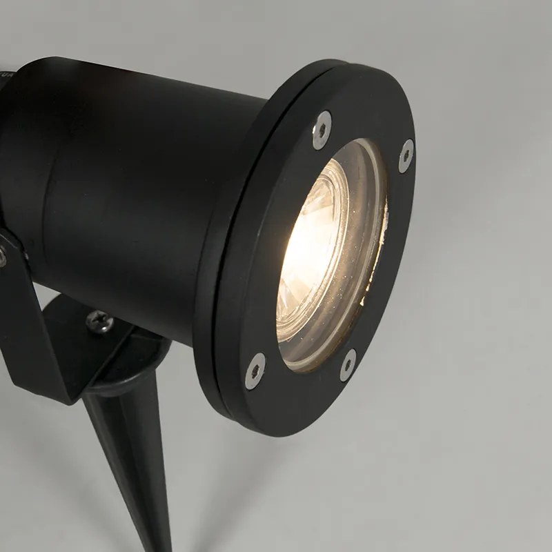 3 darabos intelligens kerti spotlámpa készlet fekete színben, kábellel és dugóval, 230 cm IP65 - Basic