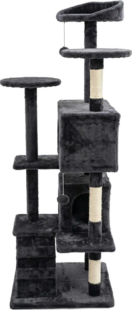 Kaparófa macskáknak Hawaj 138 x 49 cm sötét szürke