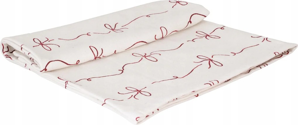 Asztali Pamut Karácsonyi Alátét 140cm fehér tablet alátét