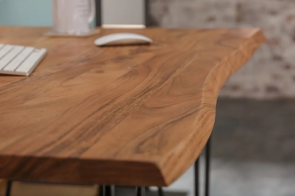 Design étkezőasztal Massive 120 cm asztallap 26 mm akác